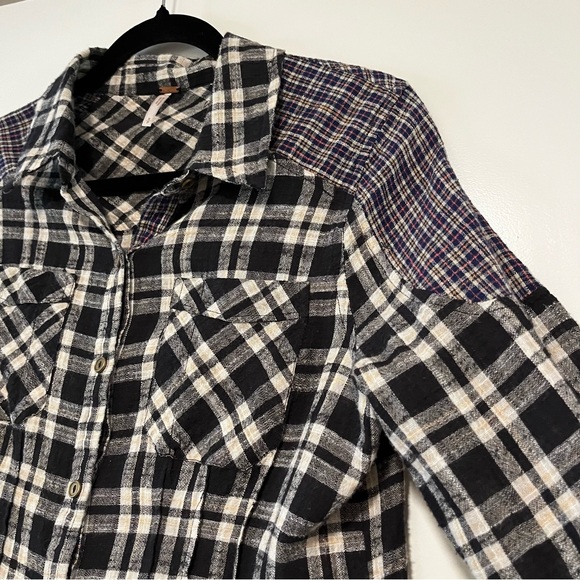 Free People | Plaid Button Up Shirt - Picture 3 of 14